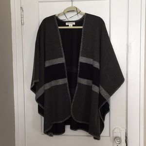 Artisan NY Wool-blend poncho